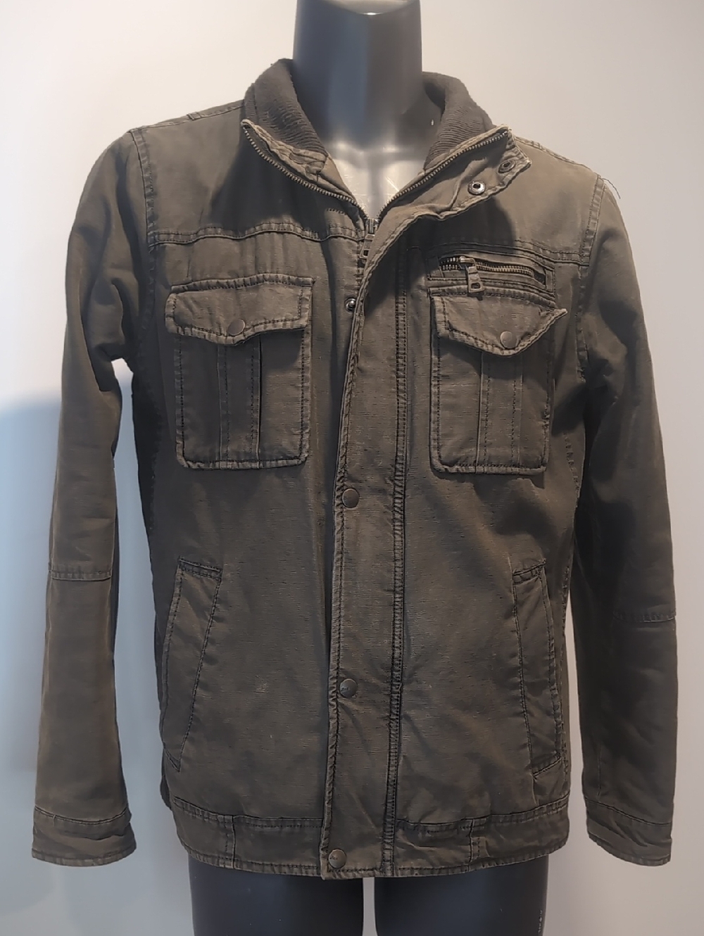 G.H. Bass Olive Green Utility Jacket